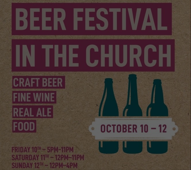 Beer Festival*Friday 10th October to Sunday 12th October