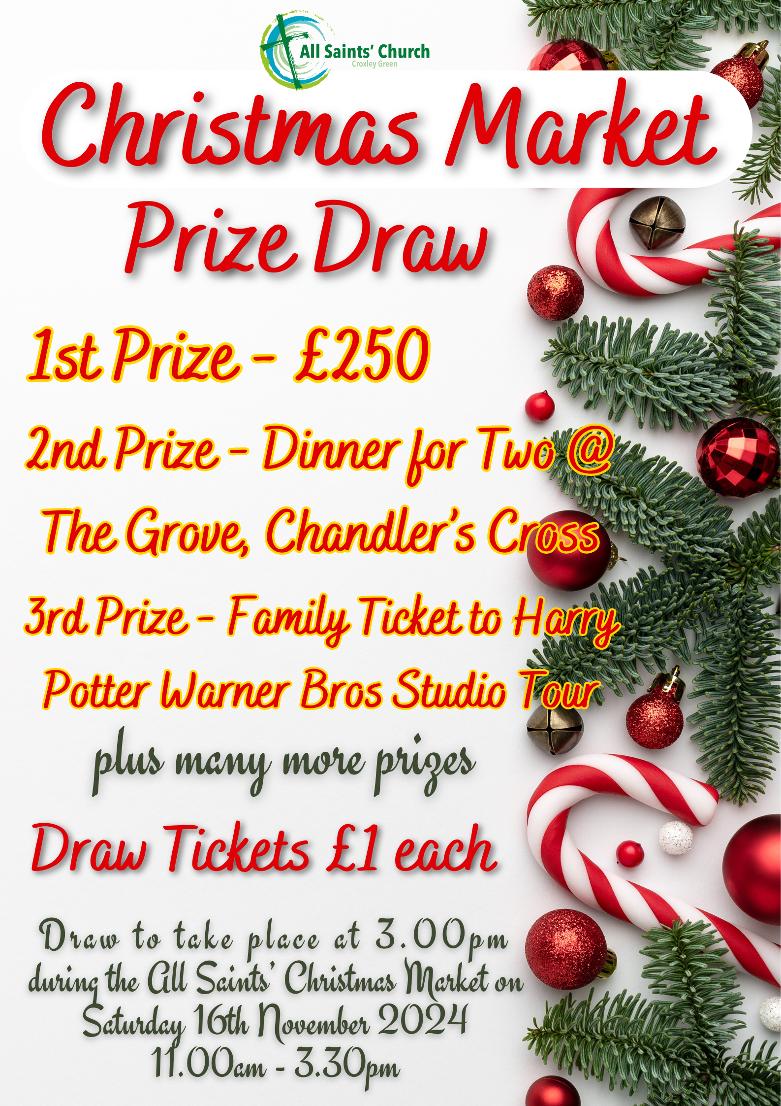 Christmas Market Prize Draw 20