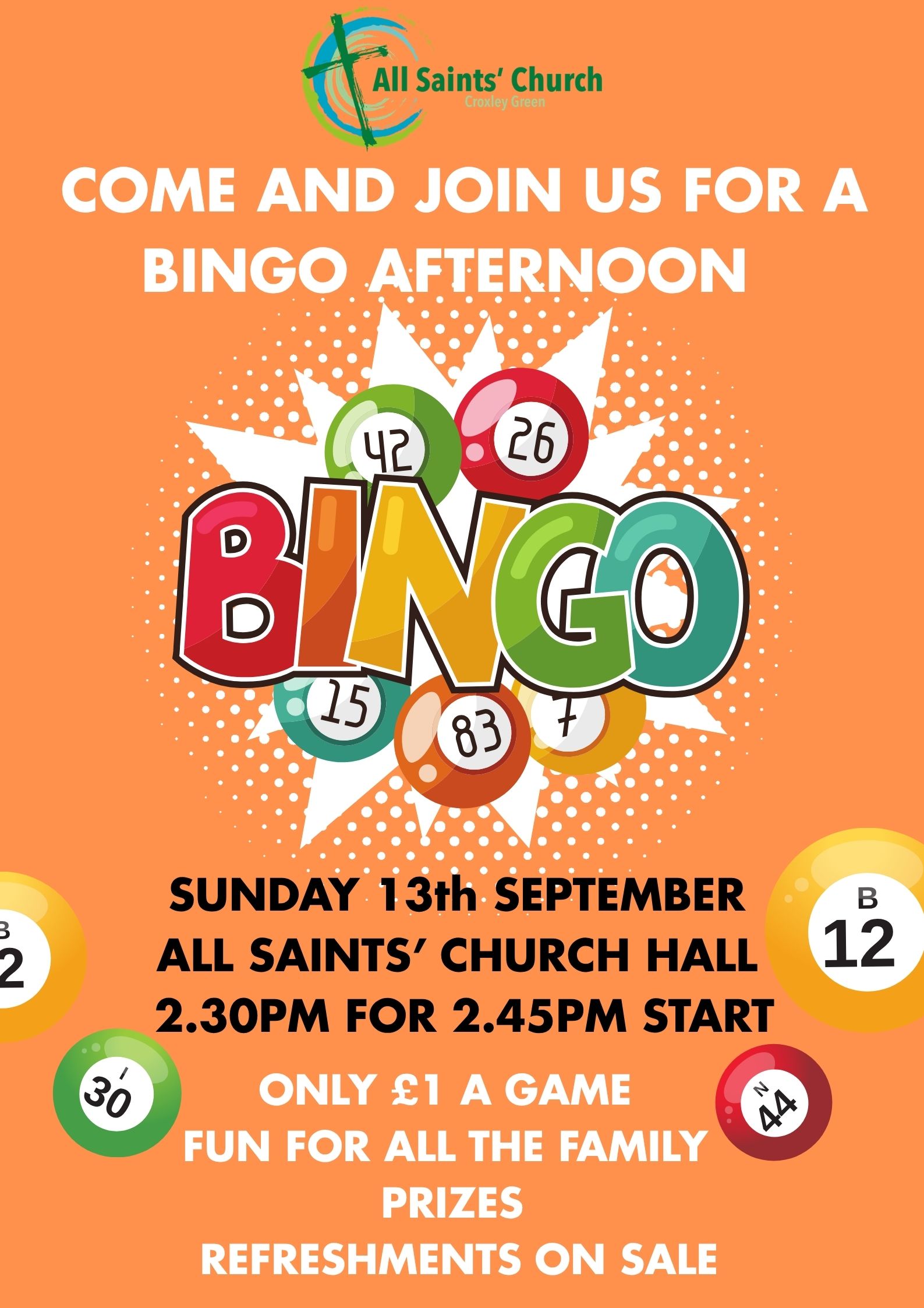 Bingo Afternoon